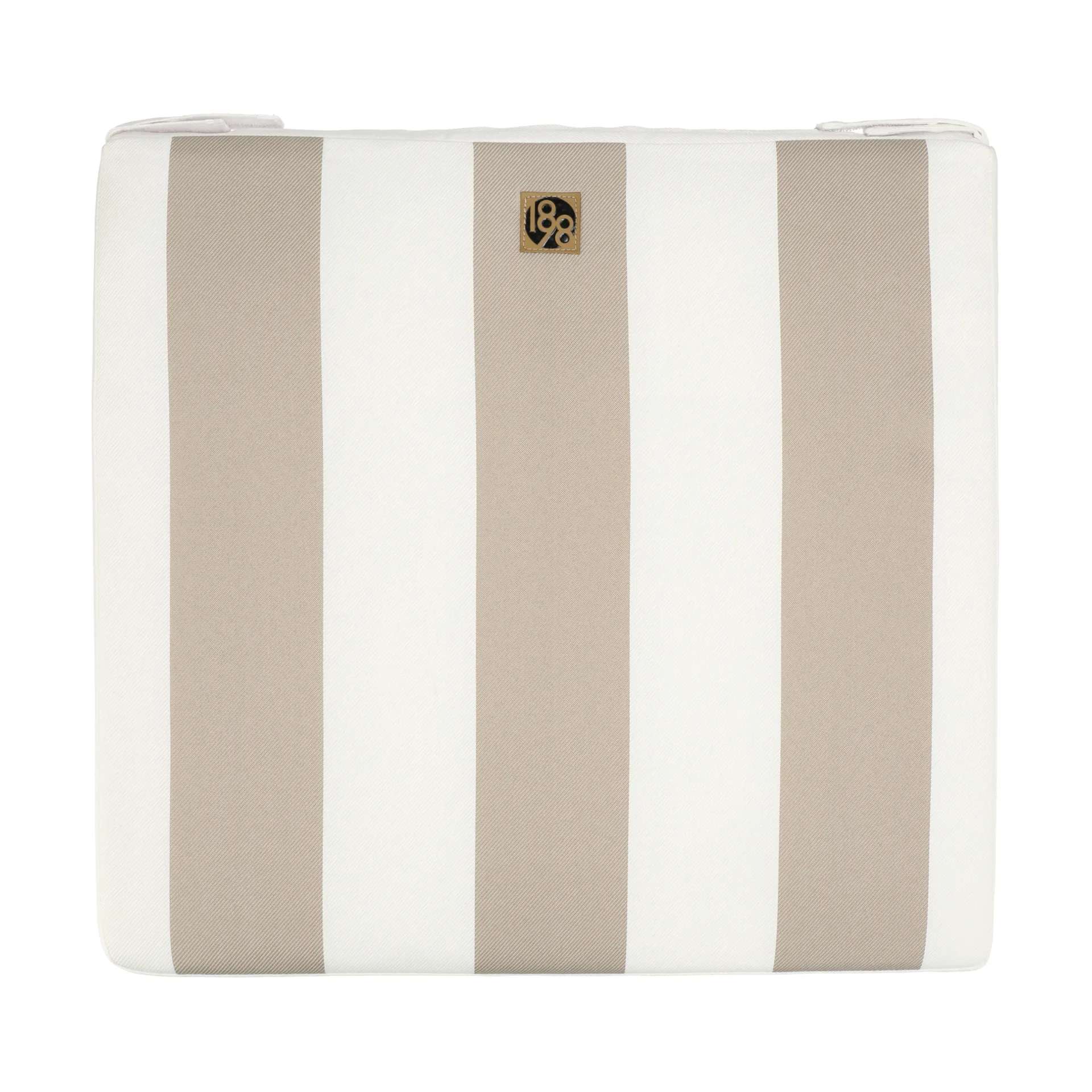 Lunda シートパッド 42x45 cm, Taupe striped 1898