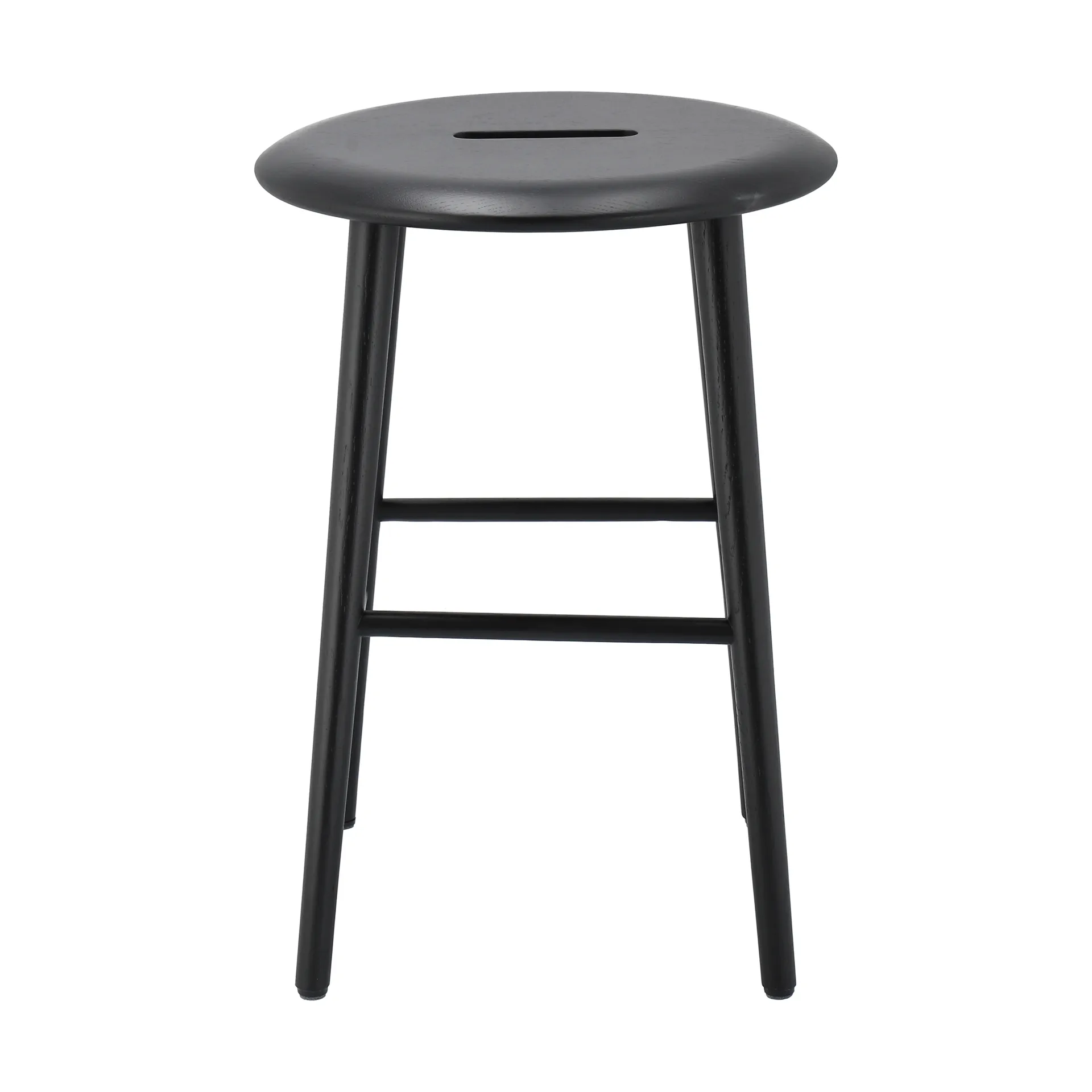 Norrabo スツール 45 cm, Black lacquered oak 1898