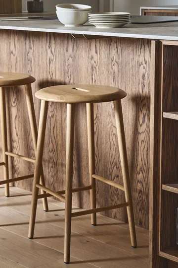 Norrabo スツール 65 cm - Natural lacquered oak - 1898