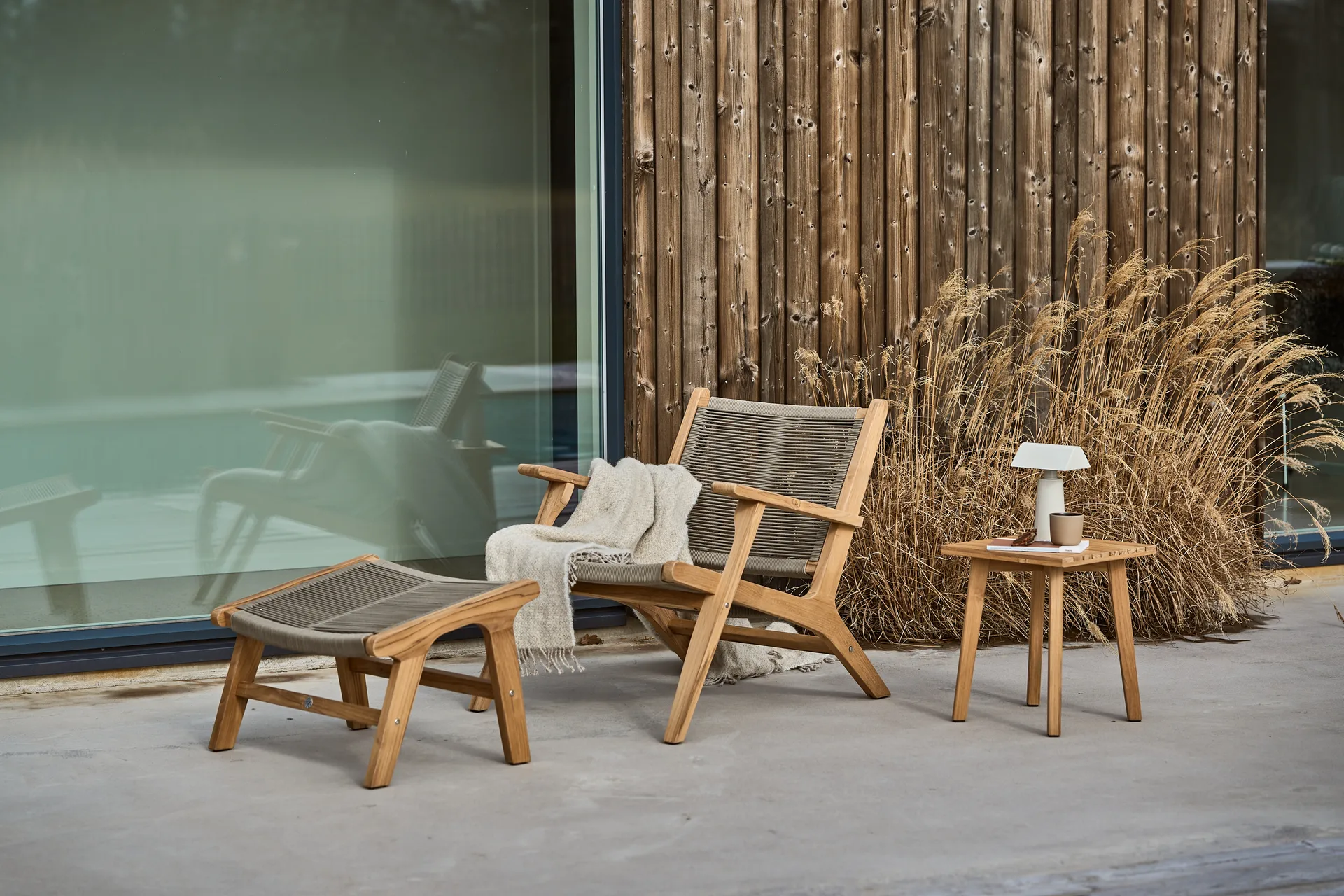 Sandvik フットスツール, Teak 1898