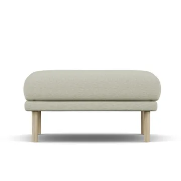 Sjövik フットスツール - Luiza Beige 3981-white-oiled oak - 1898