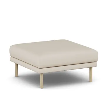 Sjövik フットスツール - Same Beige 6670-white-oiled oak - 1898