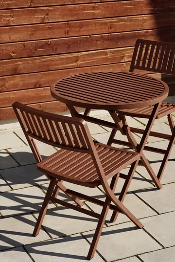 Verona カフェテーブル - Burnt red, Ø72 cm - 1898