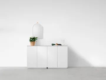 Echo ウォールミラー - White, 43x63 cm - A2 | エイツー