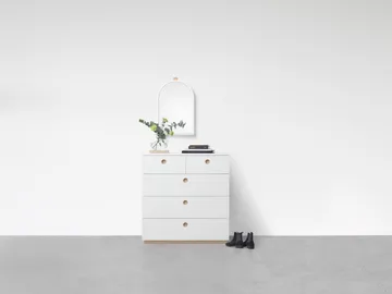 Echo ウォールミラー - White, 43x63 cm - A2 | エイツー