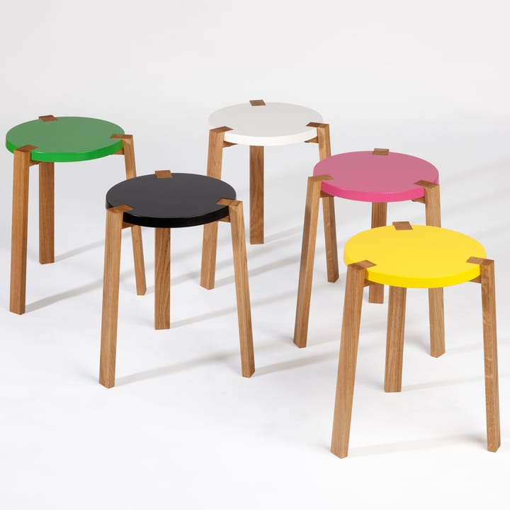 Happy スツール, Yellow, oak legs A2 | エイツー