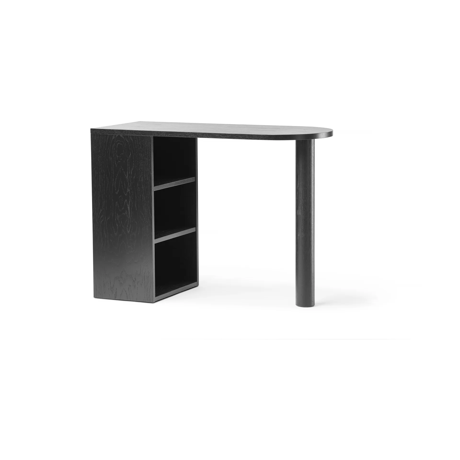 Hub デスク, Black-stained oak, 100x73x43 cm A2 | エイツー