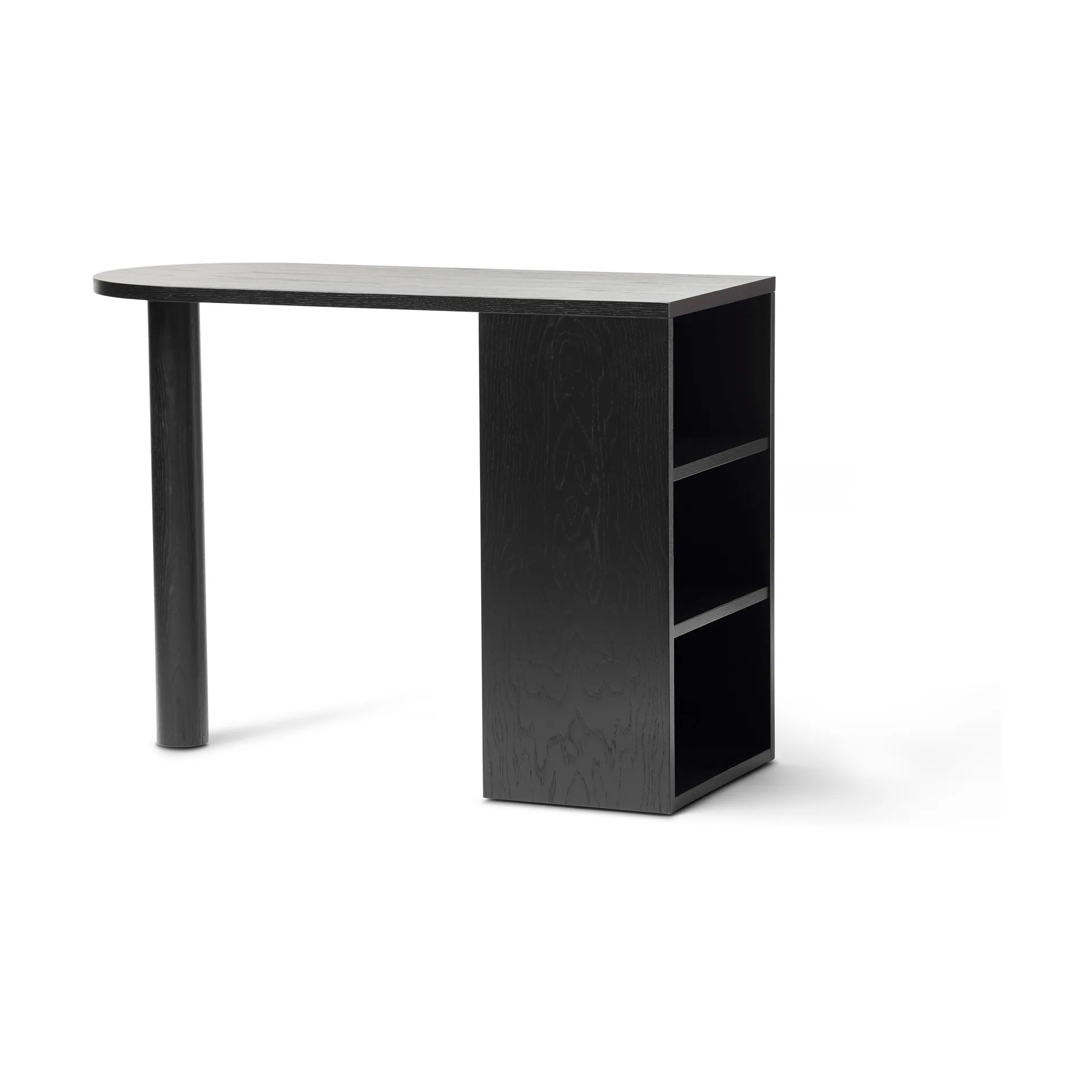 Hub デスク, Black-stained oak, 100x73x43 cm A2 | エイツー