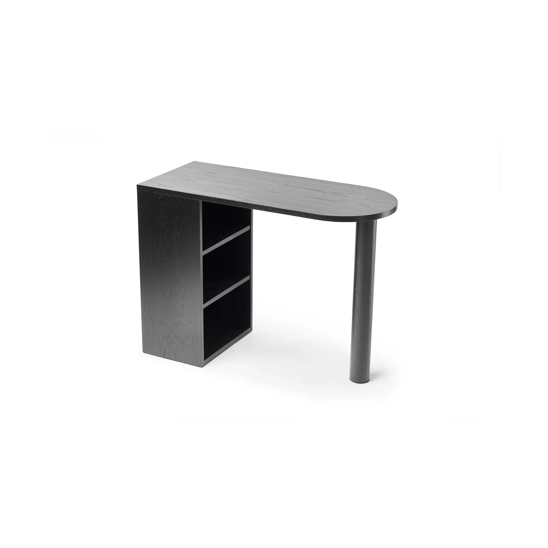Hub デスク, Black-stained oak, 100x73x43 cm A2 | エイツー