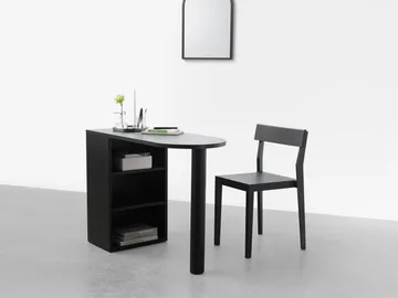 Hub デスク - Black-stained oak, 100x73x43 cm - A2 | エイツー