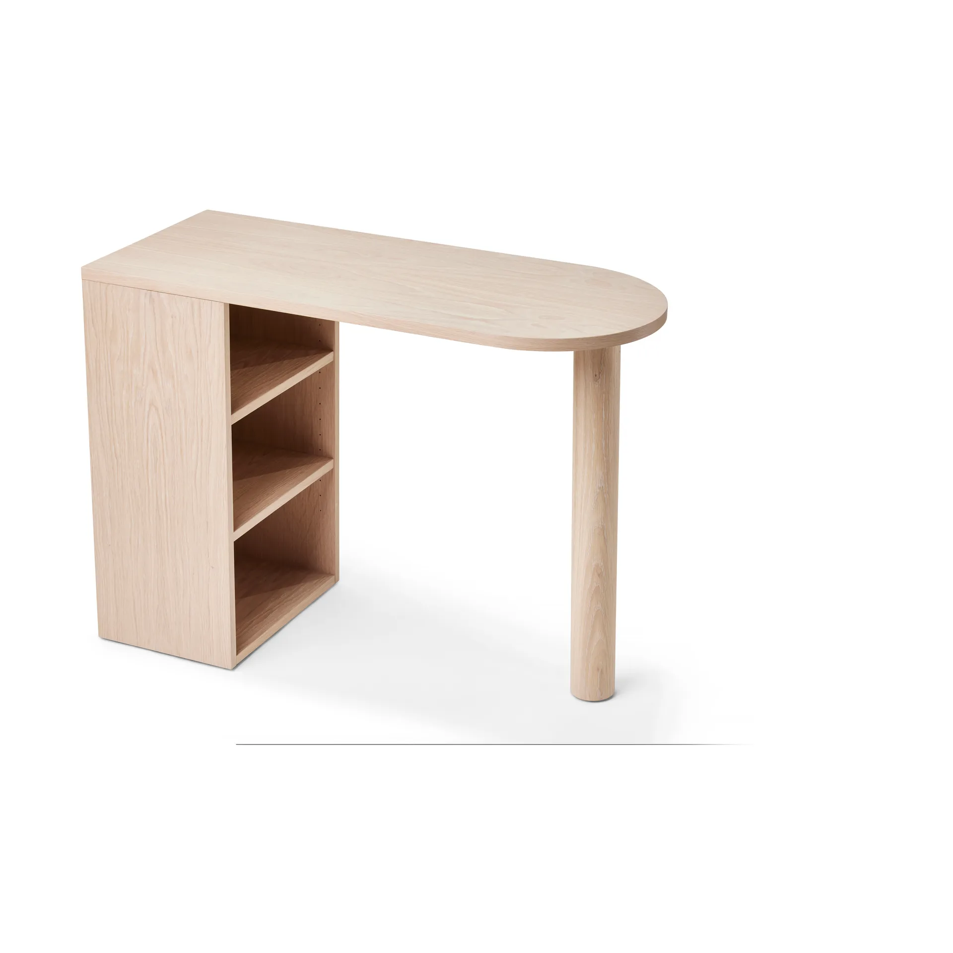 Hub デスク, White-oiled oak, 100x73x43 cm A2 | エイツー