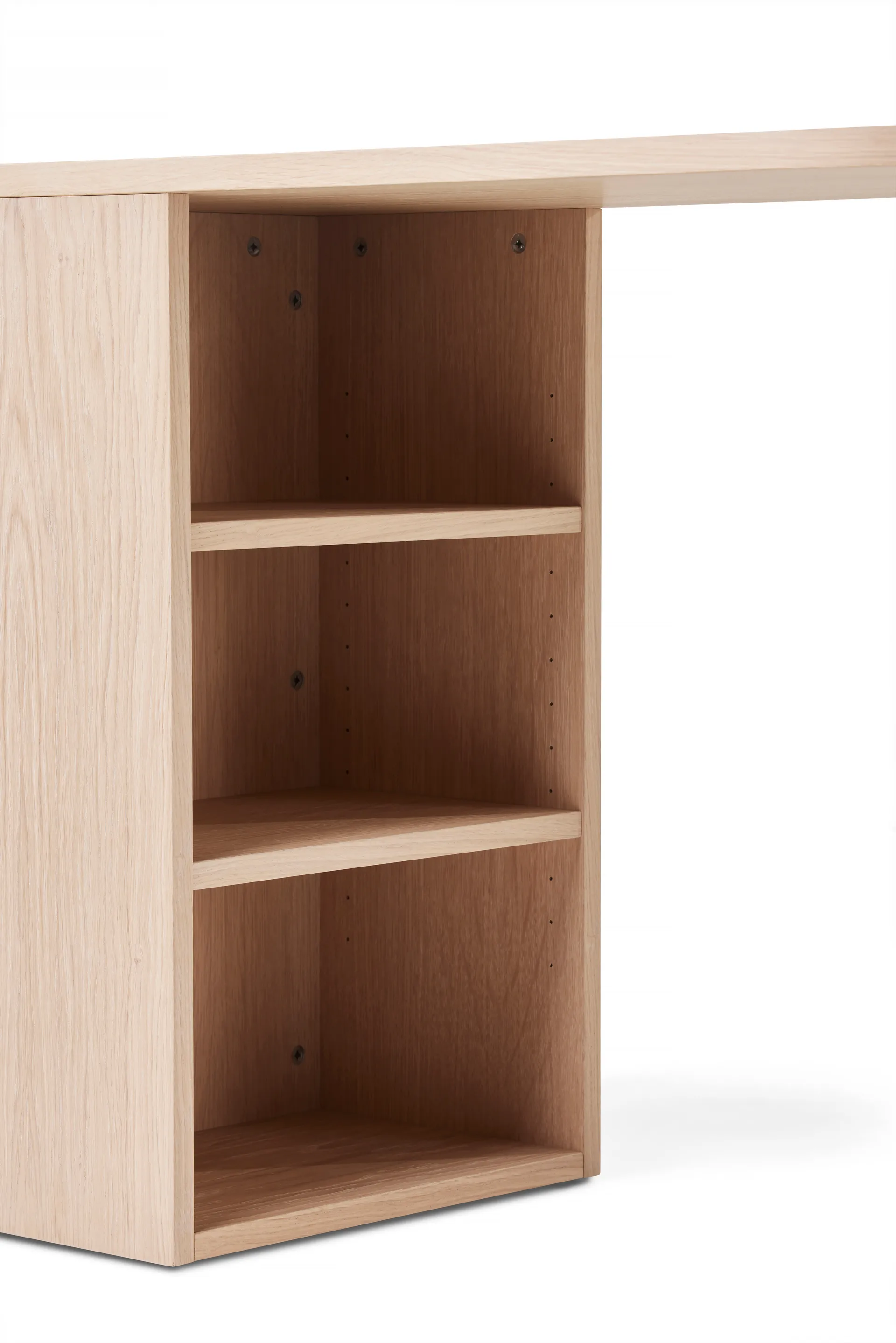 Hub デスク, White-oiled oak, 100x73x43 cm A2 | エイツー
