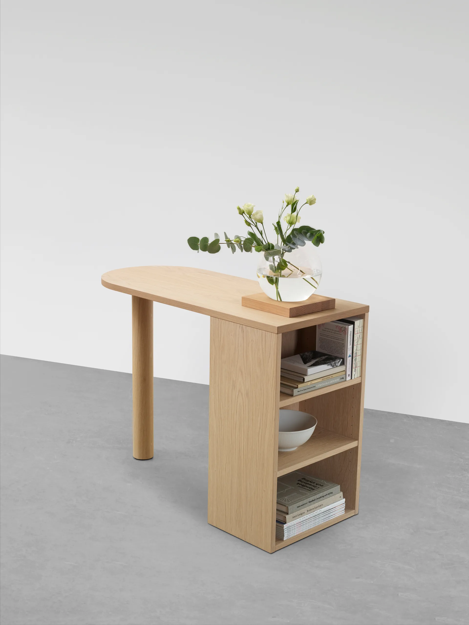Hub デスク, White-oiled oak, 100x73x43 cm A2 | エイツー