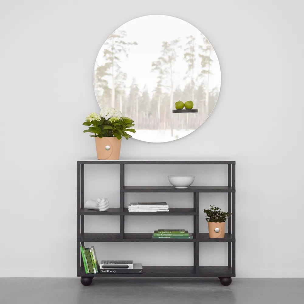 Hug フラワーポット, Light brown, h.15 cm Ø18 cm A2 | エイツー