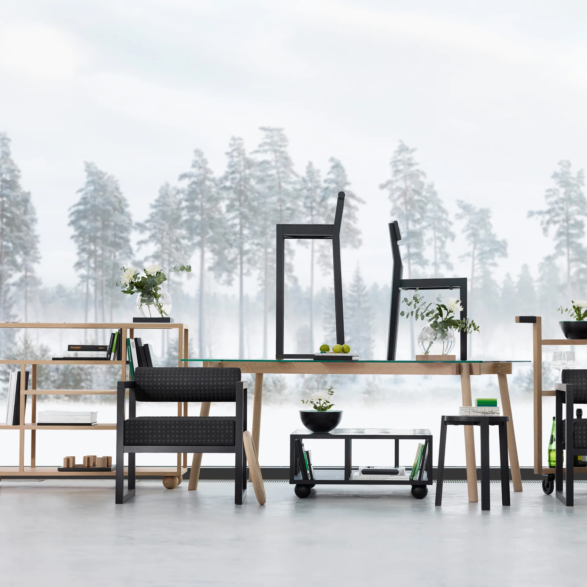 Show シェルフ マーブルトップ, oak A2 | エイツー