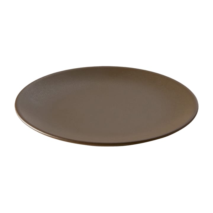 セラミック ワークショップ スモール プレート Ø19.5 cm, Chestnut-matte brown Aida | アイーダ