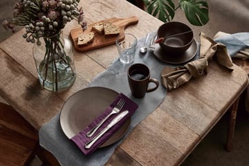 セラミック ワークショップ スモール プレート Ø19.5 cm - Chestnut-matte brown - Aida | アイーダ