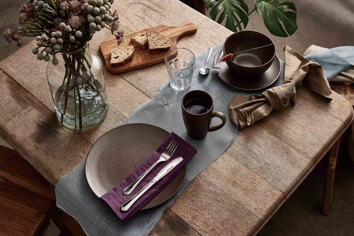 セラミック ワークショップ スモール プレート Ø19.5 cm, Chestnut-matte brown Aida | アイーダ