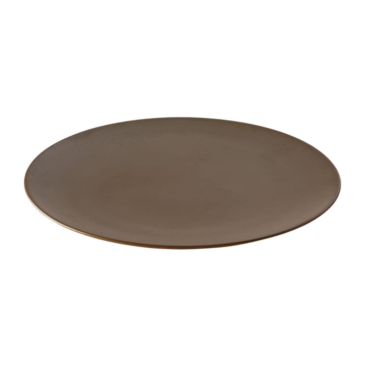 セラミック ワークショップ プレート Ø26 cm, Chestnut-matte brown Aida | アイーダ