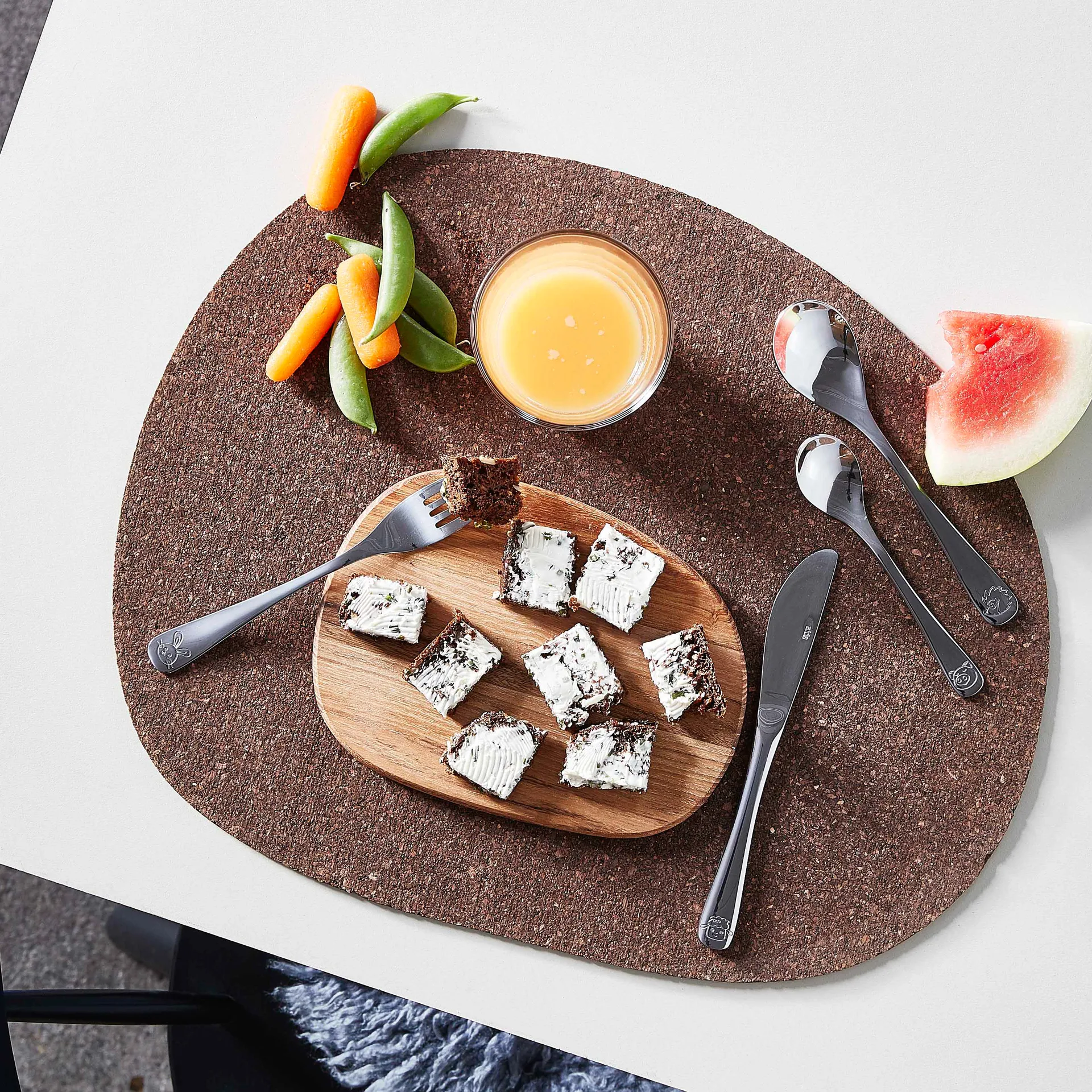 Aida 子供用カトラリー 4 ピース, Steel Aida | アイーダ