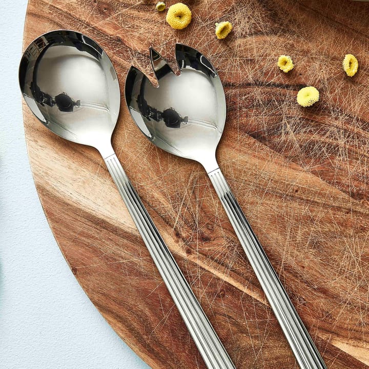 Groovy サラダサーバー 2点セット, stainless steel Aida | アイーダ