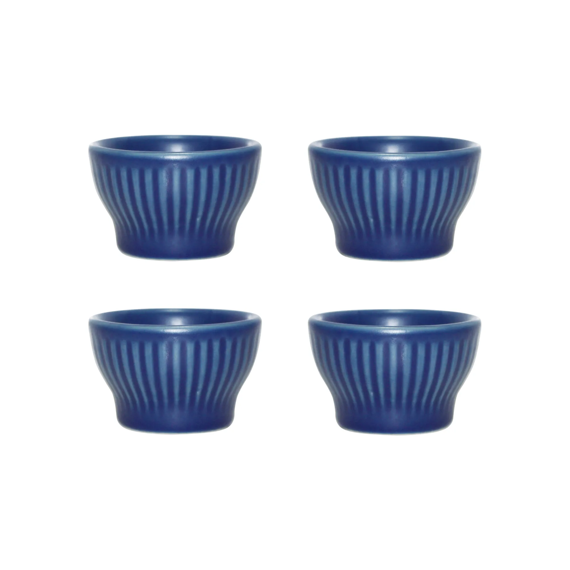 Groovy エッグカップ 4パック, Blue stoneware Aida | アイーダ