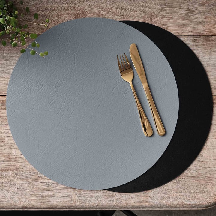 Quadro ランチョンマット Ø38 cm, Black-grey Aida | アイーダ