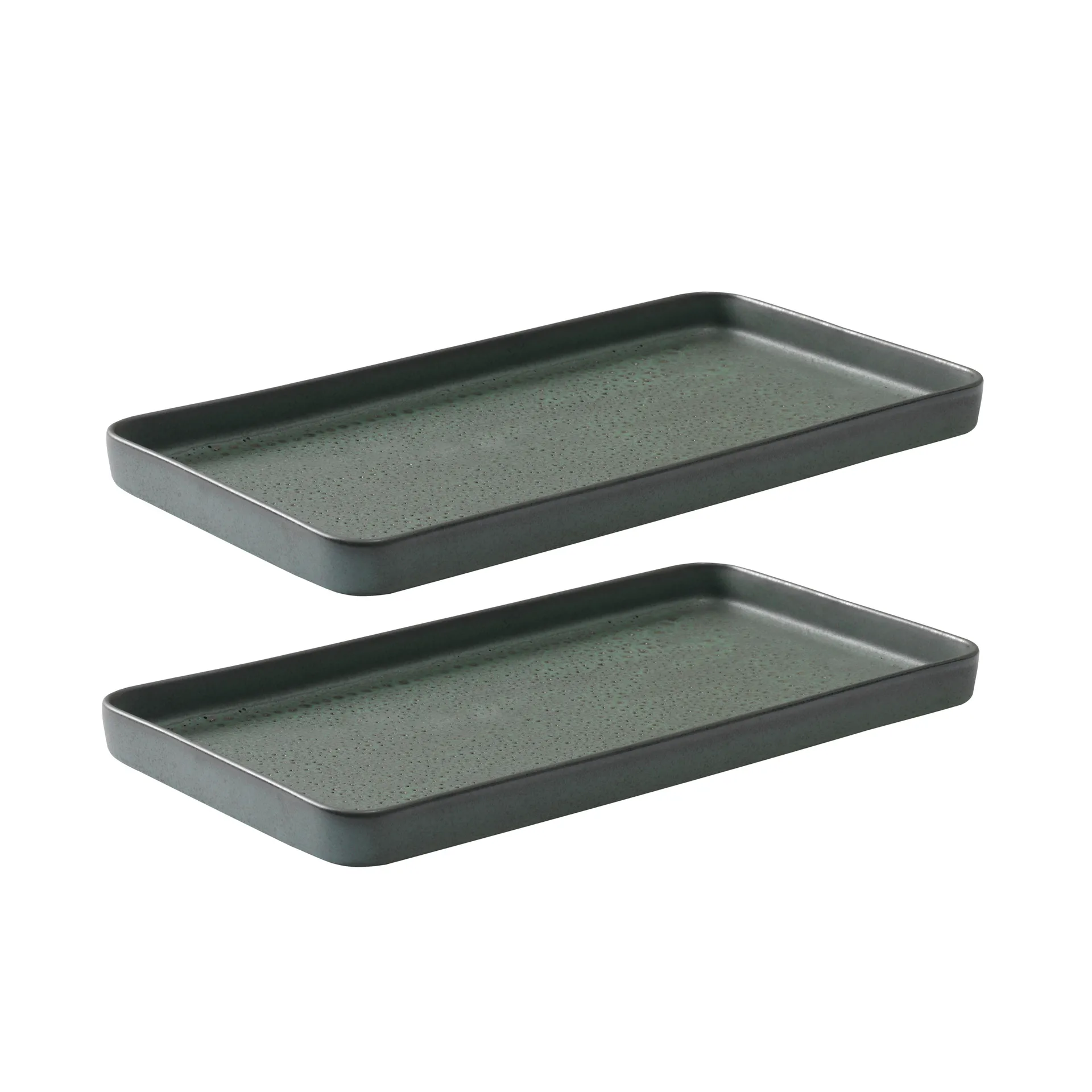 Raw ソーサー 18x34 cm 2パック, northern green Aida | アイーダ