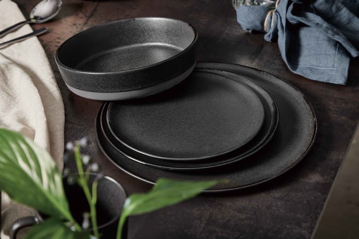 Raw スープ プレート Ø19,4 cm, Titanium black Aida | アイーダ
