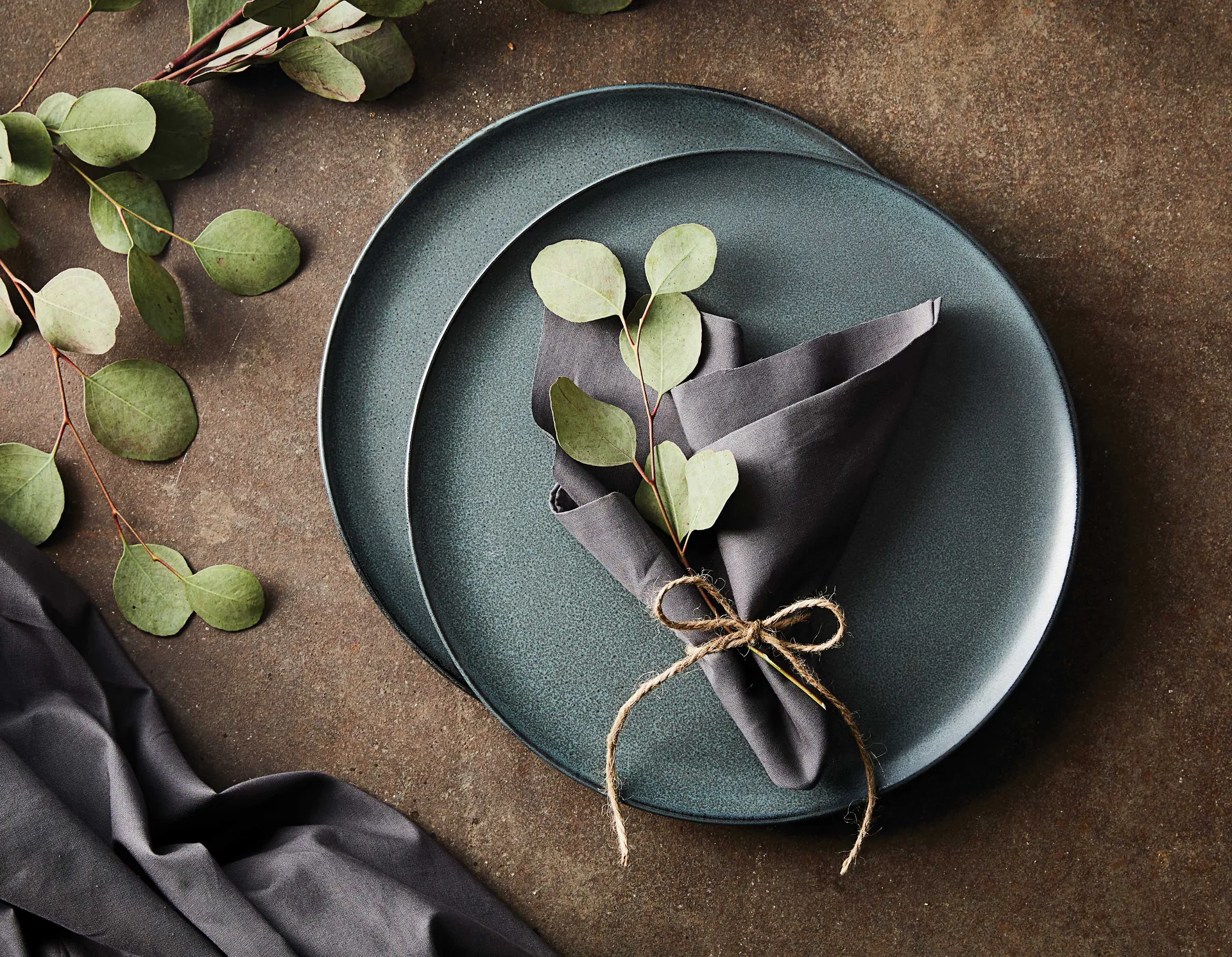 Raw プレート Ø23 cm, Northern green Aida | アイーダ