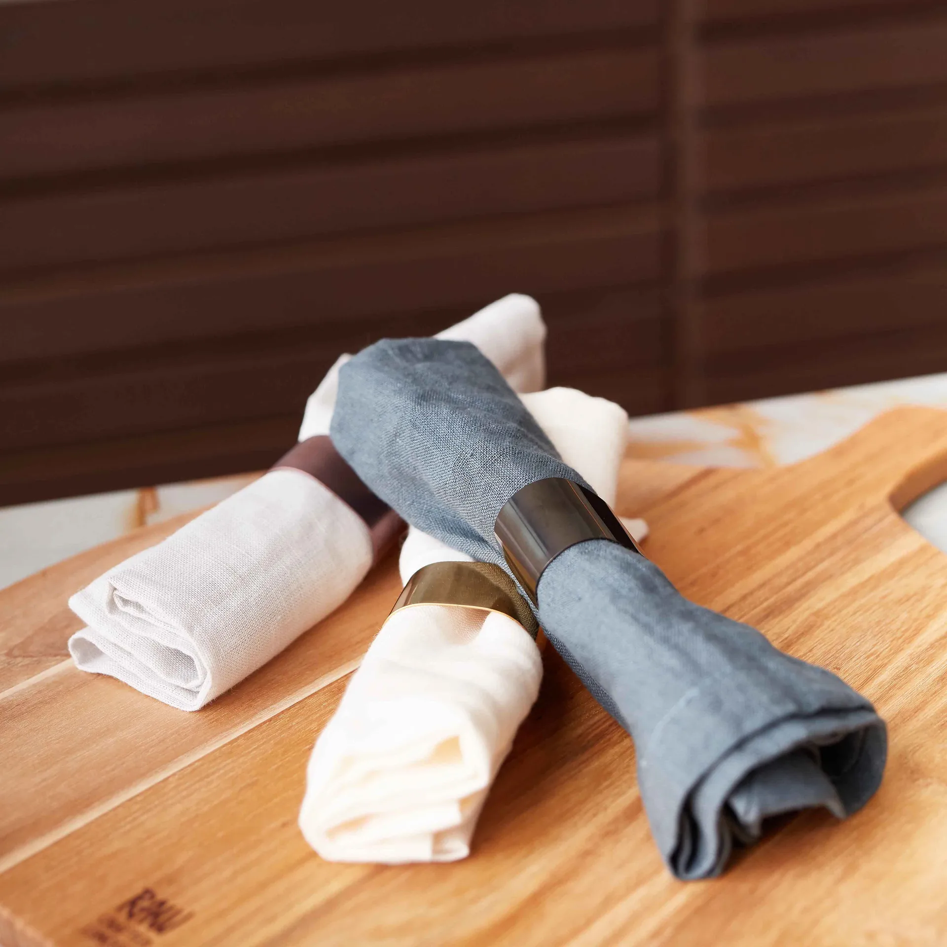 Raw ナプキン ホルダー 4パック, Gold Aida | アイーダ