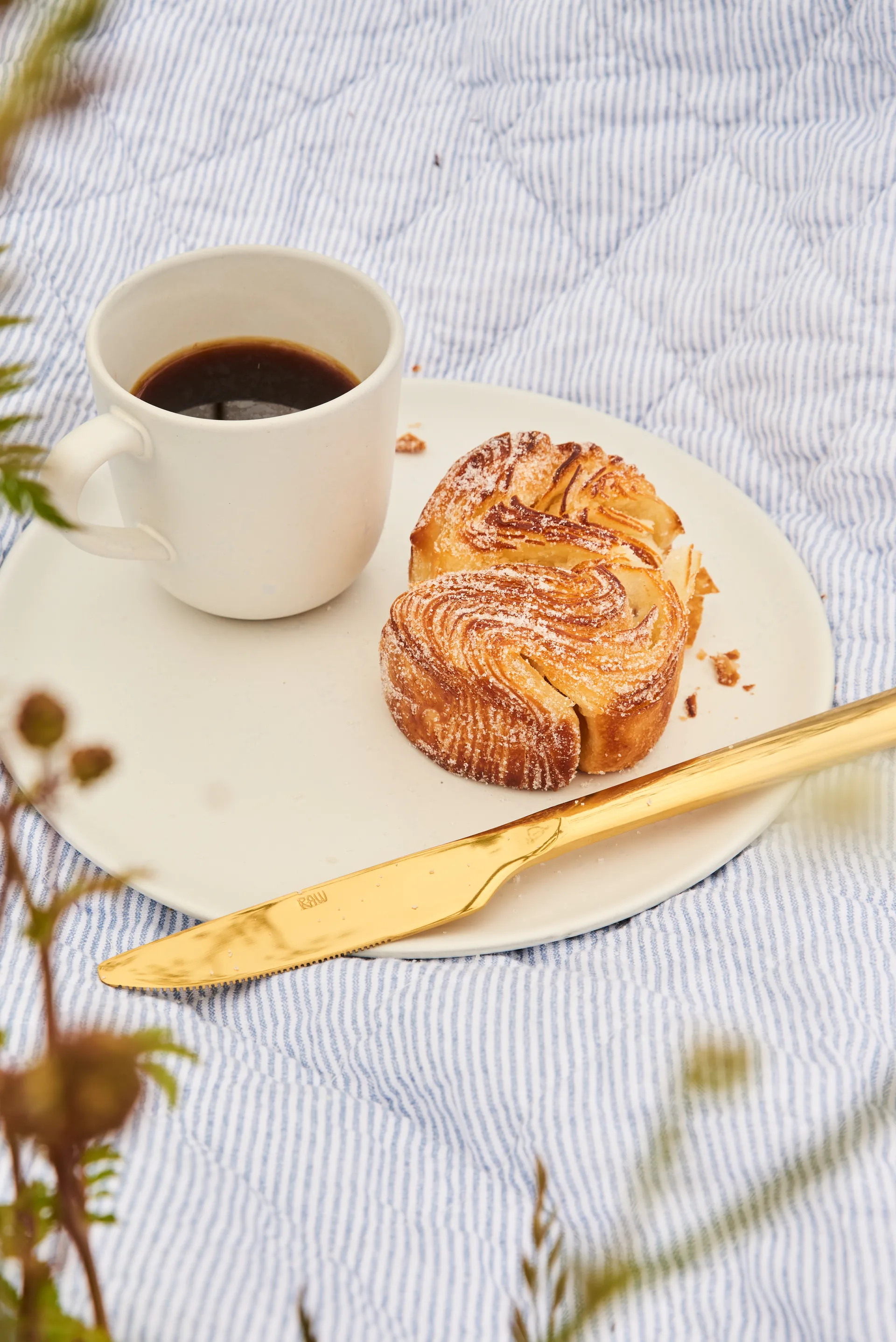 Raw ディナーナイフ 4パック, Gold Aida | アイーダ