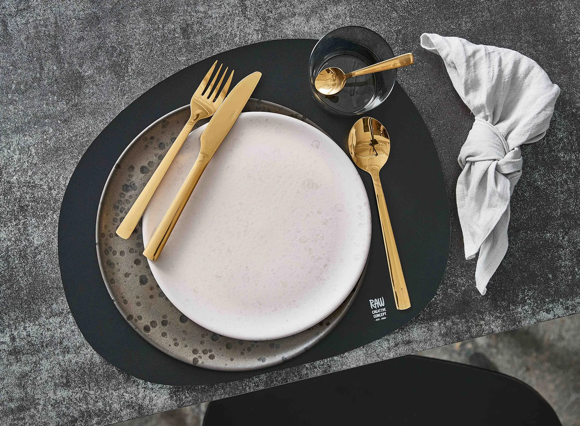 Raw ディナーナイフ 4パック, Gold Aida | アイーダ