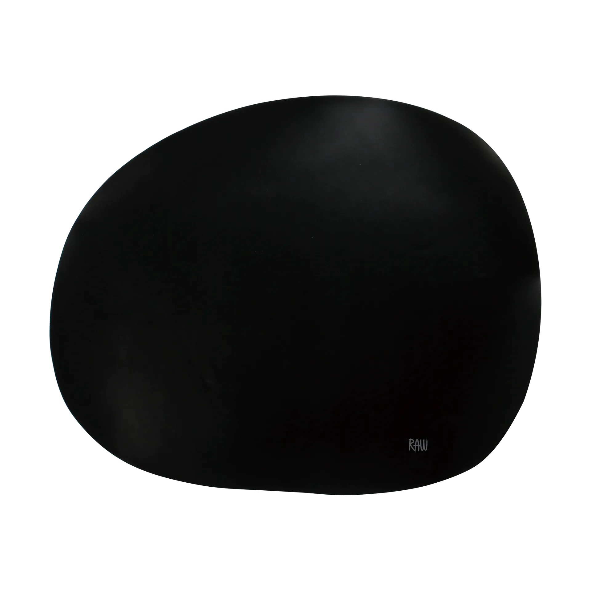 Raw クリエイティブランチョンマット シリコン 41x33.5 cm, Black Aida | アイーダ