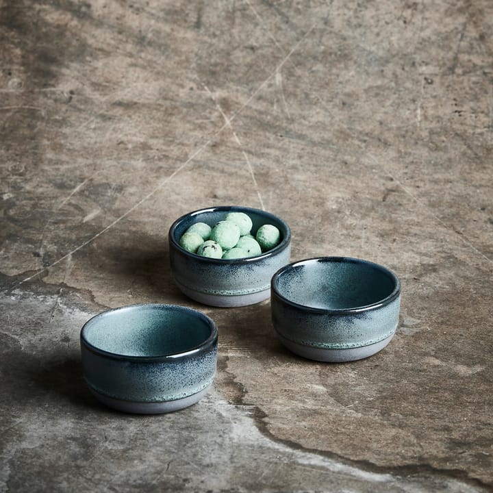 Raw ボウル ミニ Ø7.5 cm 3パック, northern green Aida | アイーダ