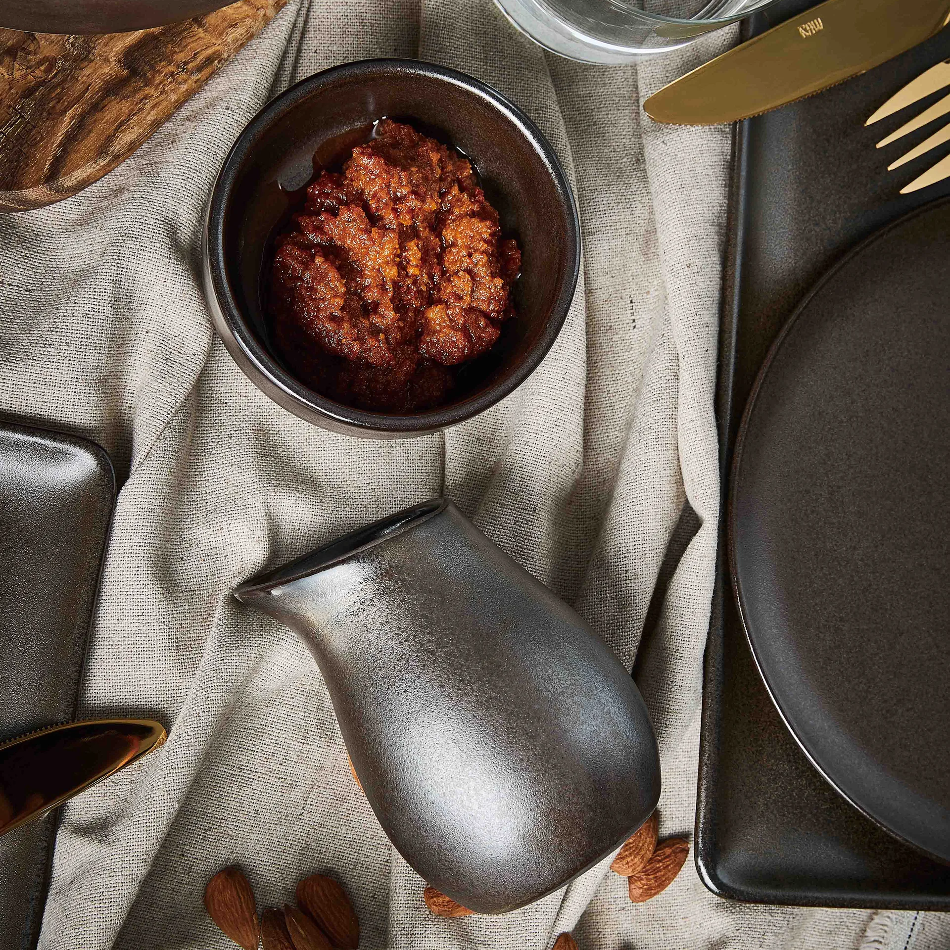 Raw ボウル Ø9.5 cm, metallic brown Aida | アイーダ