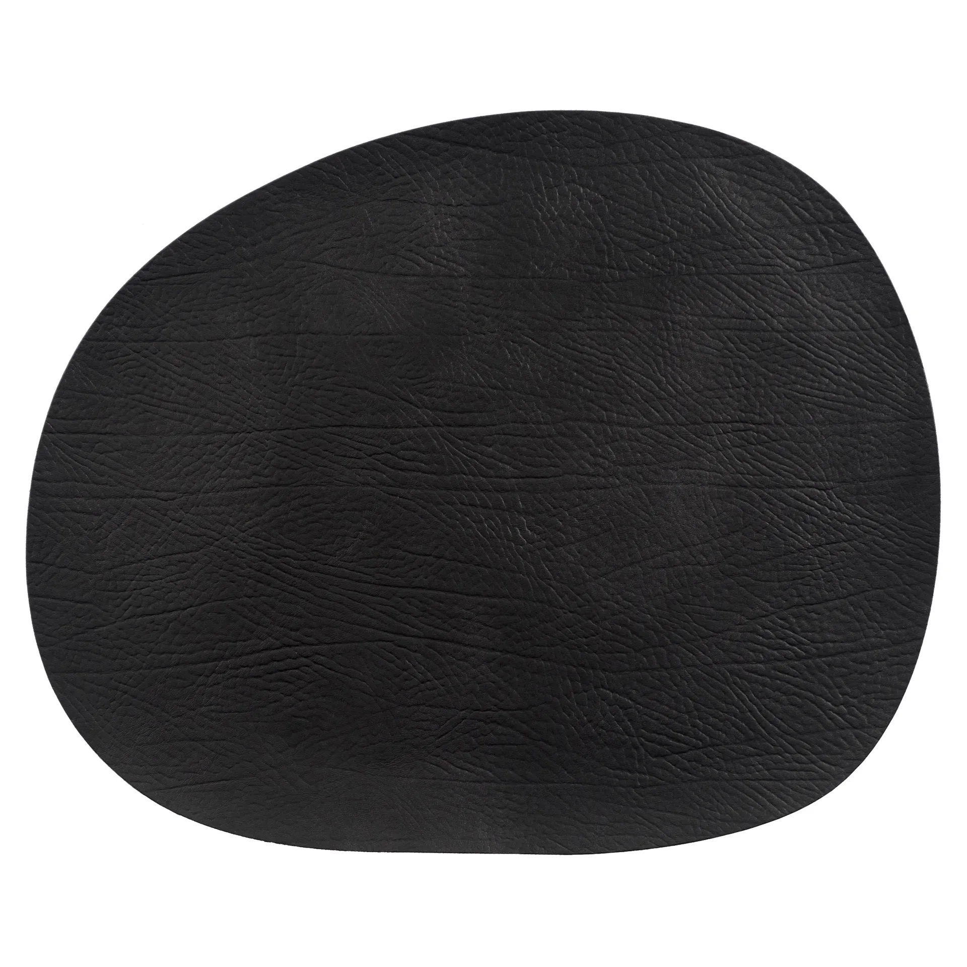 Raw ランチョンマット レザー, Black buffalo (black) Aida | アイーダ