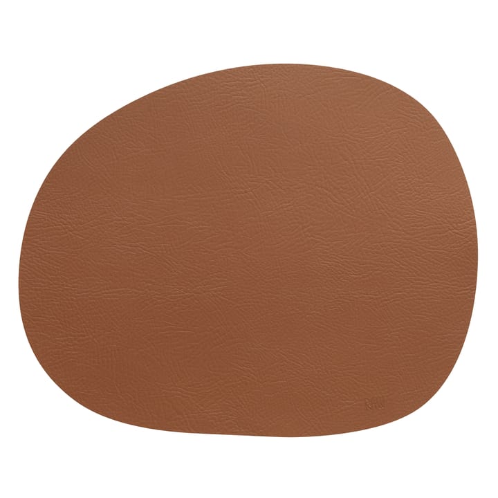 Raw ランチョンマット レザー - Cinnamon brown buffalo - Aida | アイーダ