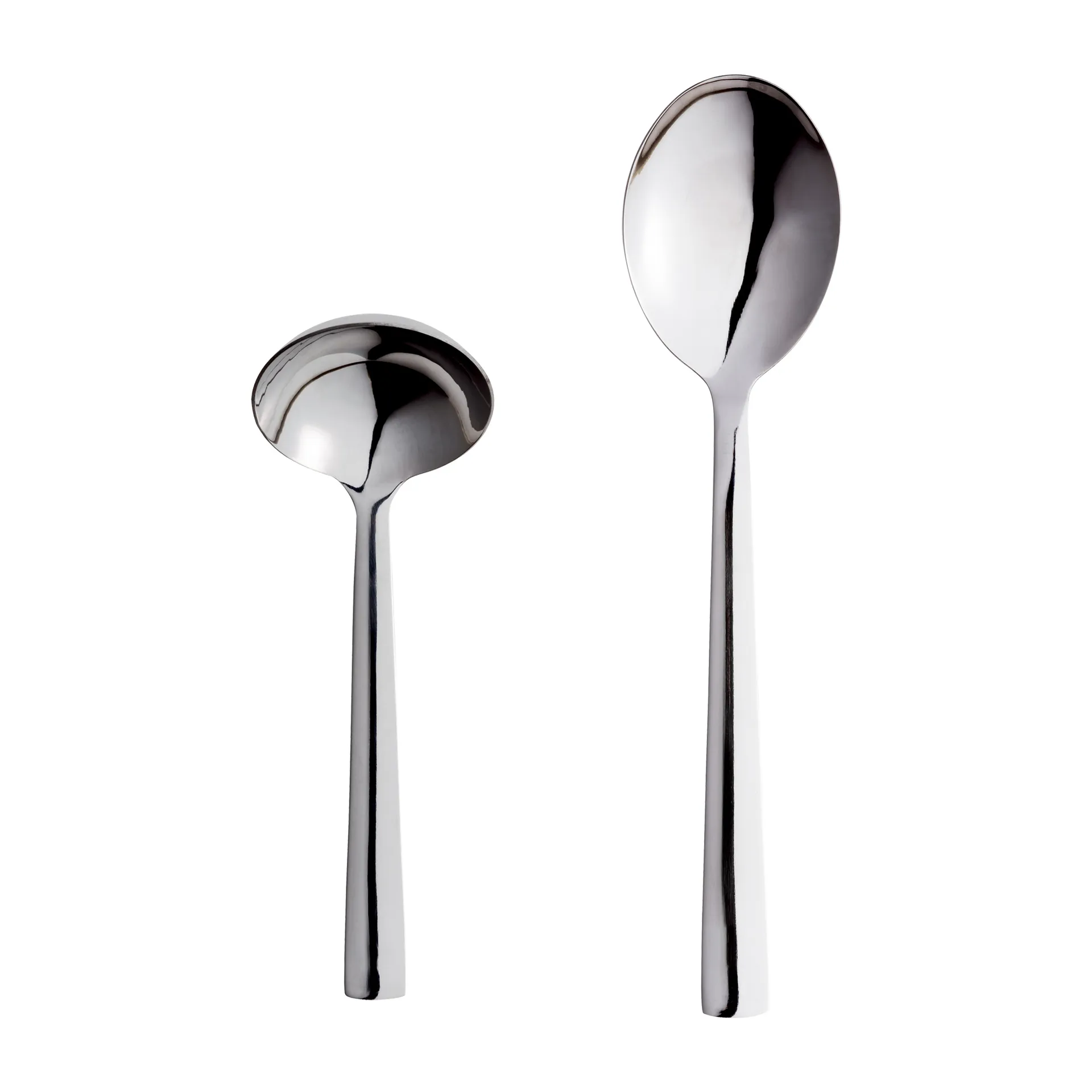 Raw servering スプーン & ひしゃく, Blank polished stainless steel Aida | アイーダ
