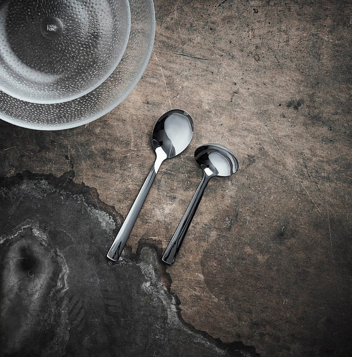 Raw servering スプーン & ひしゃく, Blank polished stainless steel Aida | アイーダ