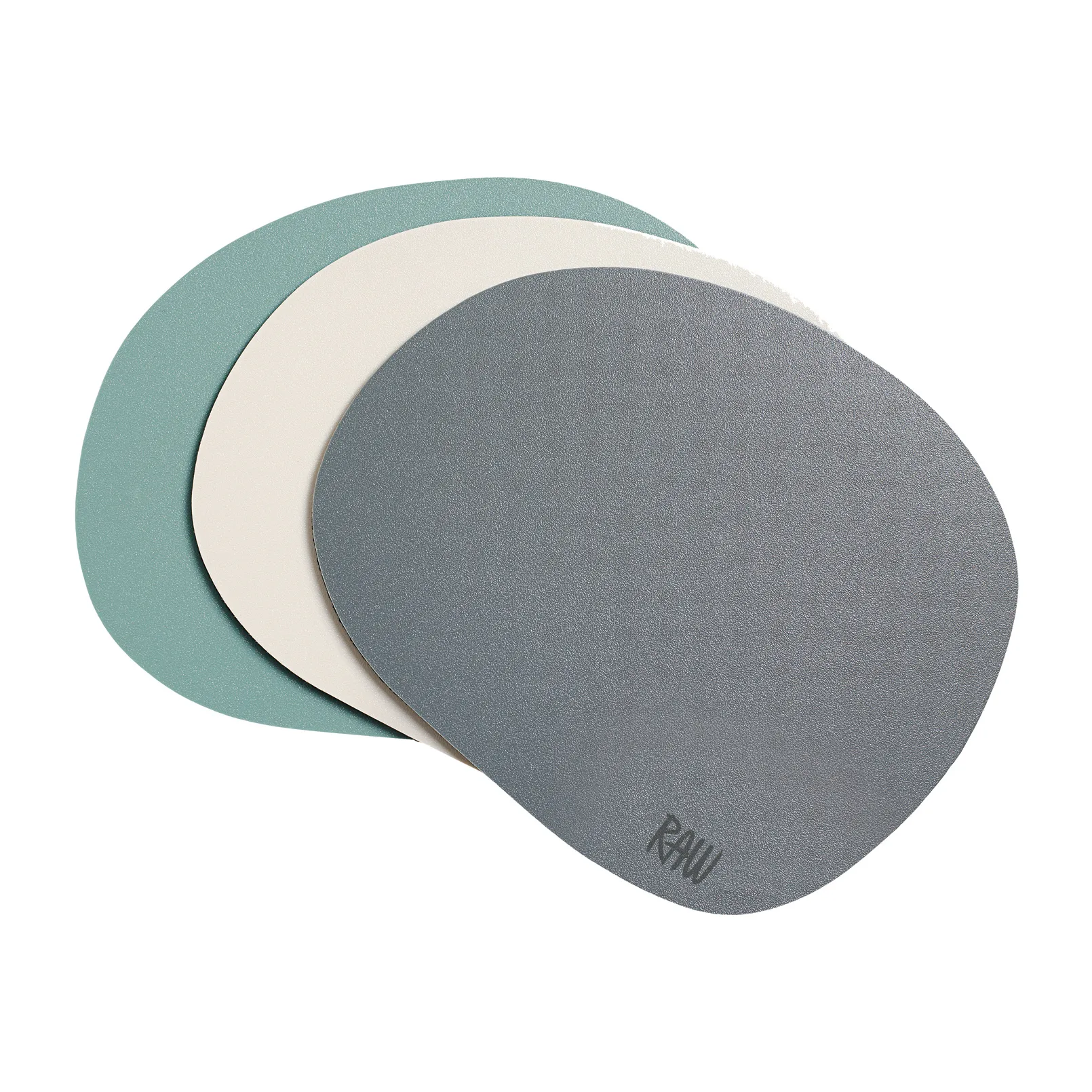 Raw コースター silicone 6パック, Grey Aida | アイーダ