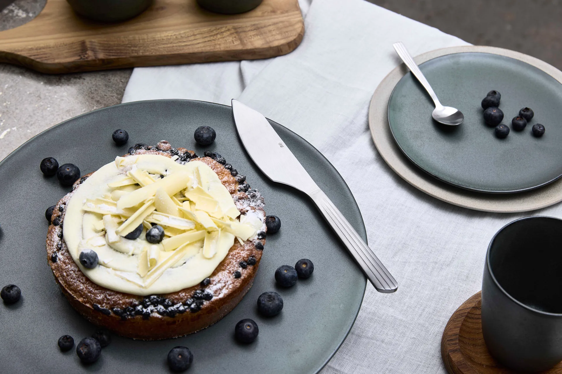 Raw ケーキナイフ, Steel matte Aida | アイーダ