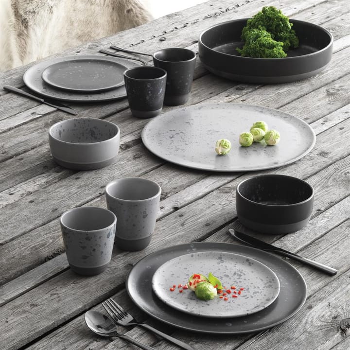 Raw ダブル-wall マグ 25 cl, black with dots Aida | アイーダ