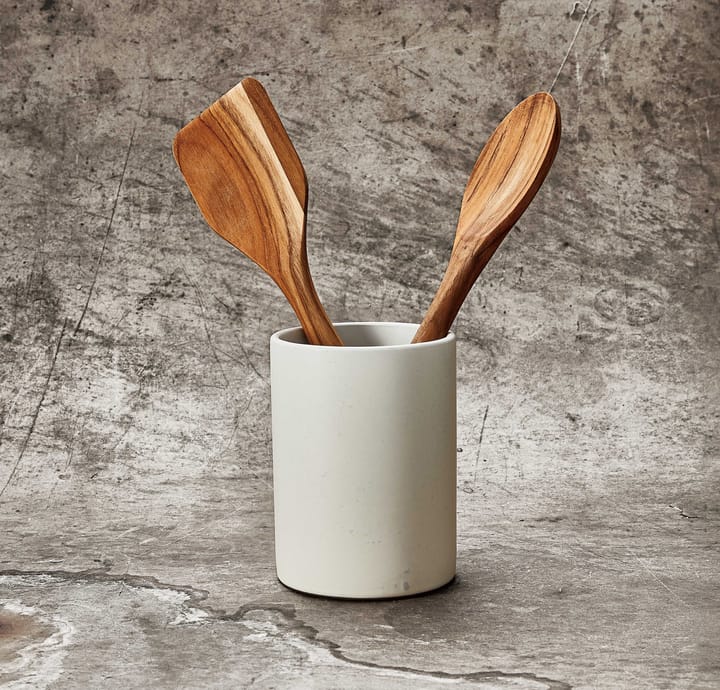 Raw 収納ジャー with kitchen utensils, Arctic white Aida | アイーダ