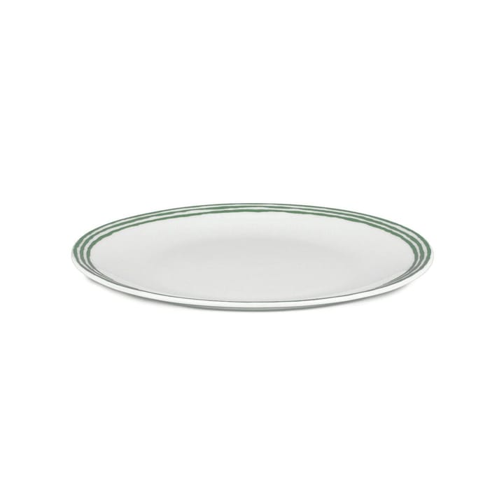 Acquerello スモール プレート Ø 20 cm - White-green - Alessi | アレッシィ