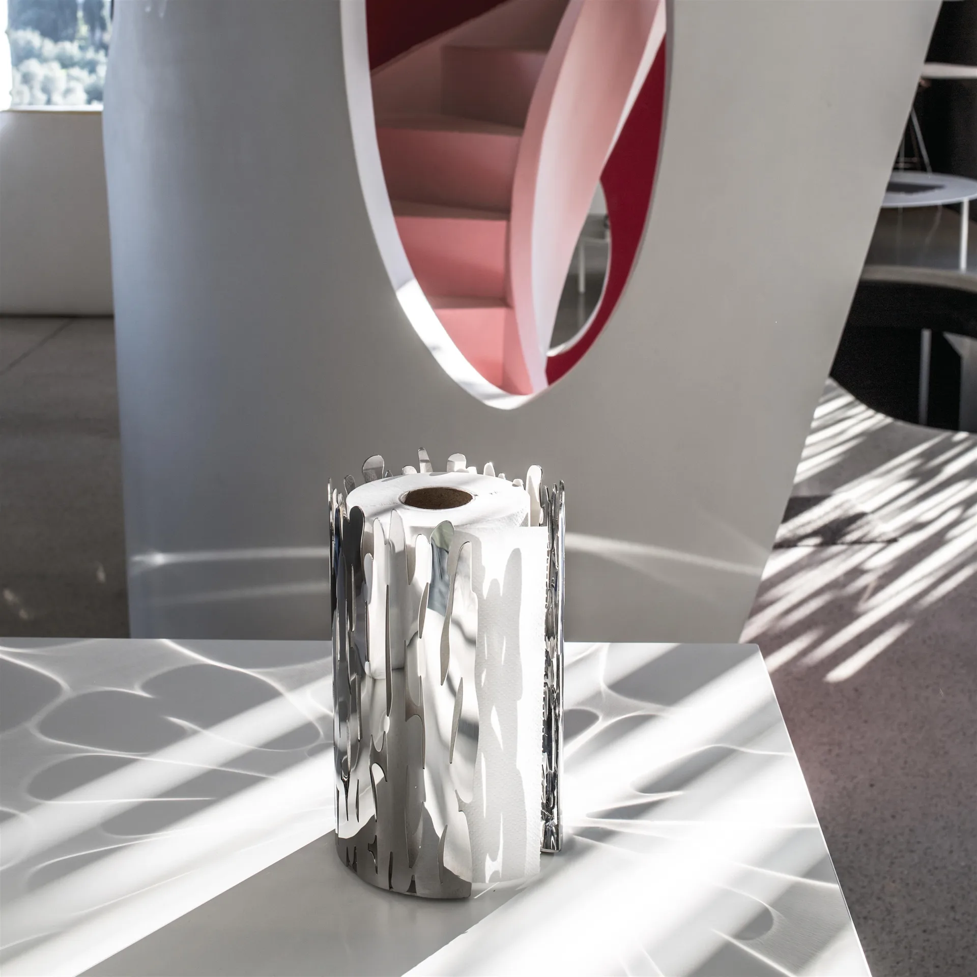 Barkroll キッチンペーパーホルダー, stainless steel Alessi | アレッシィ