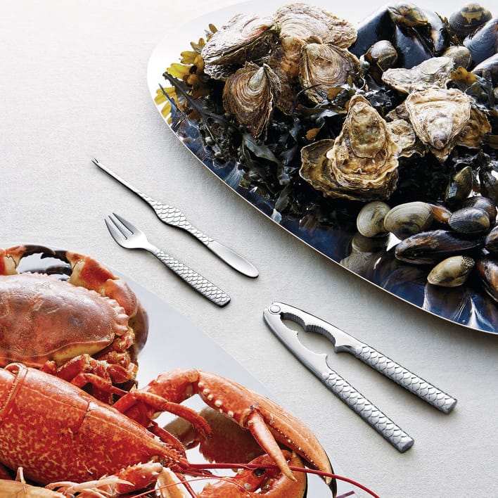 Colombina Fish シーフードフォーク 4パック, stainless steel Alessi | アレッシィ
