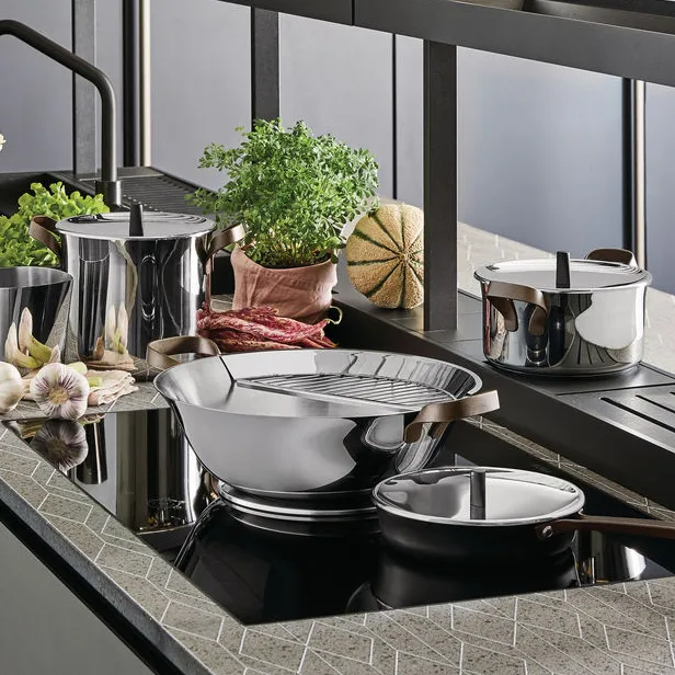 Edo ステンレス鍋 4点セット , stainless steel Alessi | アレッシィ