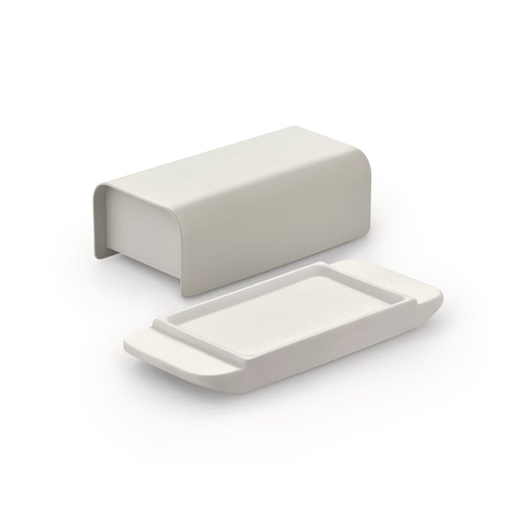 Mattina バター皿 9.5x21 cm, Warm grey-stainless steel Alessi | アレッシィ