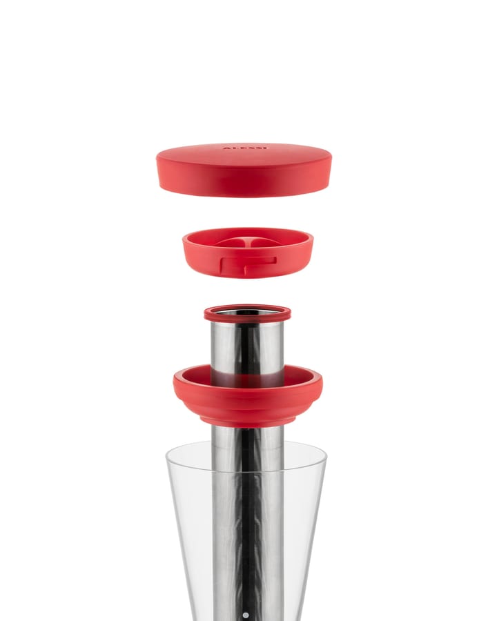 Mazagran カラフェ 水出しコーヒー用, Red Alessi | アレッシィ